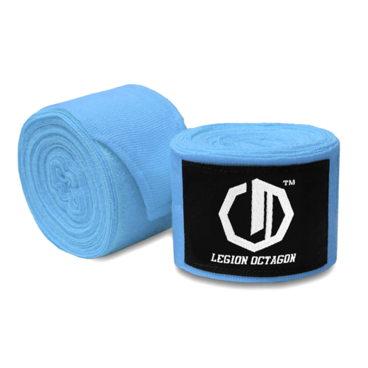 4m Legion Octagon Standard Boxing Wrap - Light Blue
