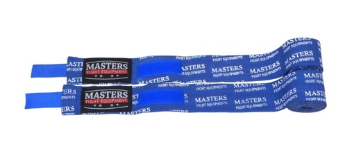  Bandaż bokserski owijki bawełniane 4m Masters BB1-4N1 - niebieski
