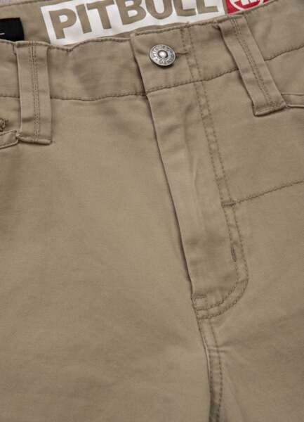 Spodnie PIT BULL Jogger bojówki męskie "SCOTT" - piaskowy