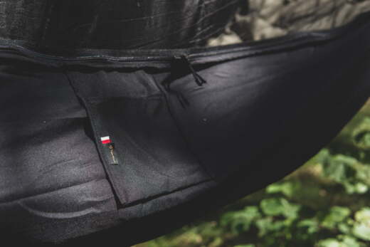 Hamak TIGERWOOD Obozowy Niedźwiedź XL z Moskitierą Black