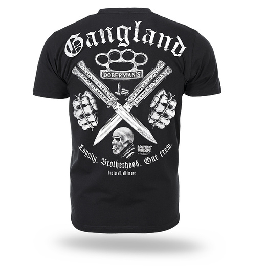 Koszulka T-shirt Dobermans Aggressive "ONE CREW GANGLAND" TS384 - czarna