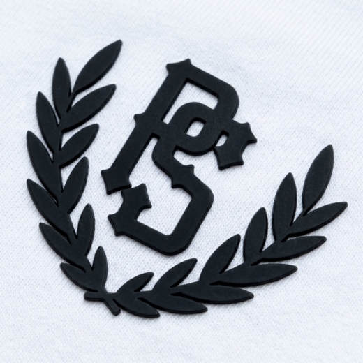 Koszulka Pretorian Ringer "PS" 3D - biała