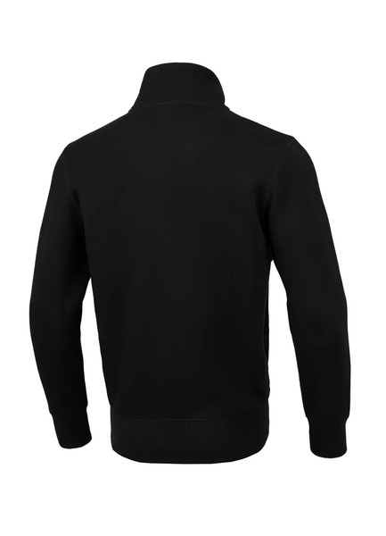 PIT BULL &quot;Pique Logo&quot; zip-up sweatshirt - black