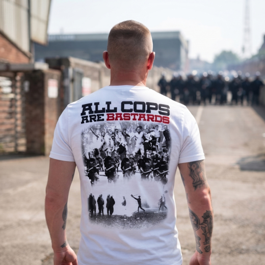 Koszulka Extreme Adrenaline "ACAB CONFRONTATION" - biała