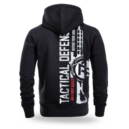 Dobermans Aggressive "TACTICAL DEFENSE BZ399" Zip-Up Hoodie - Black
