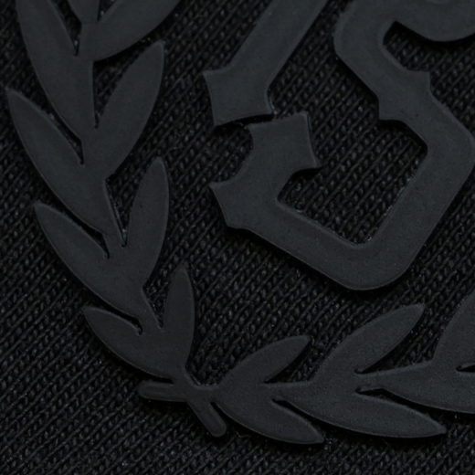 Pretorian "PS 3D black" zip-up sweatshirt - black