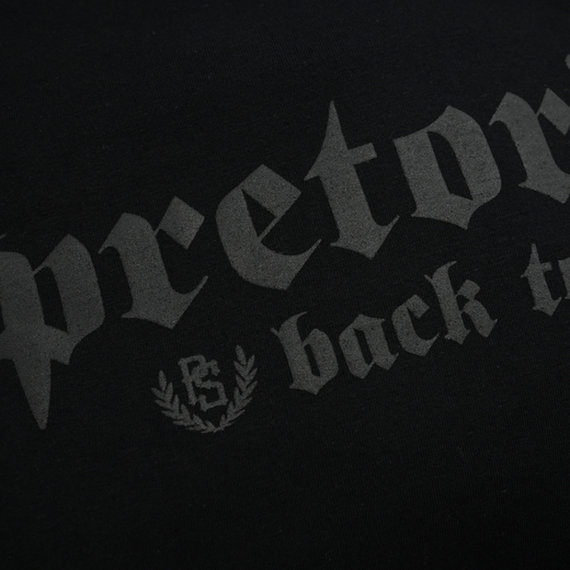 Koszulka Pretorian "Back to classic - black" - czarna