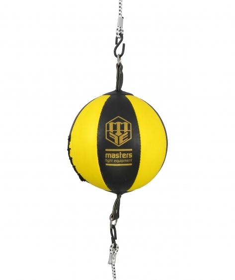 Gruszka Bokserska Piłka Refleksówka Masters czarno - żółta SPT-10