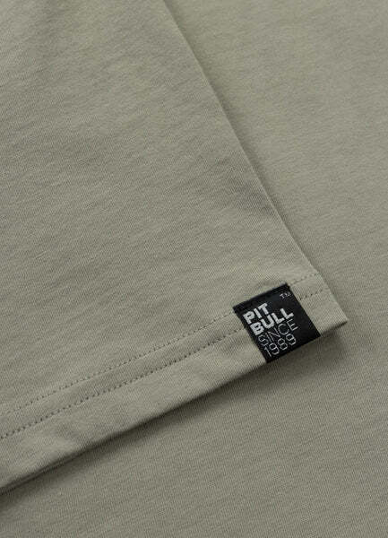 PIT BULL &quot;SURFING DOG&quot; men&#39;s t-shirt - sage