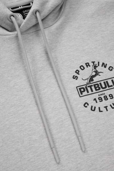 Bluza męska z kapturem PIT BULL "PHYSICAL CULTURE" - szary