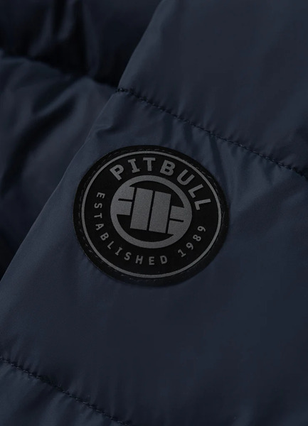 Kurtka zimowa męska z kapturem PIT BULL "GOPHER" - granatowy