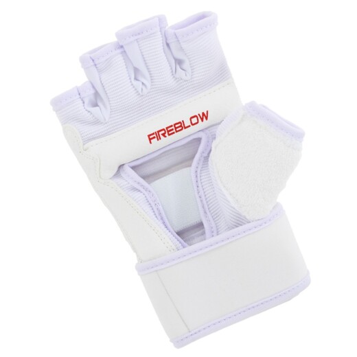 Karate Gloves FIREBLOW FULL CONTACT Hand and Fist Protectors - Beltor white