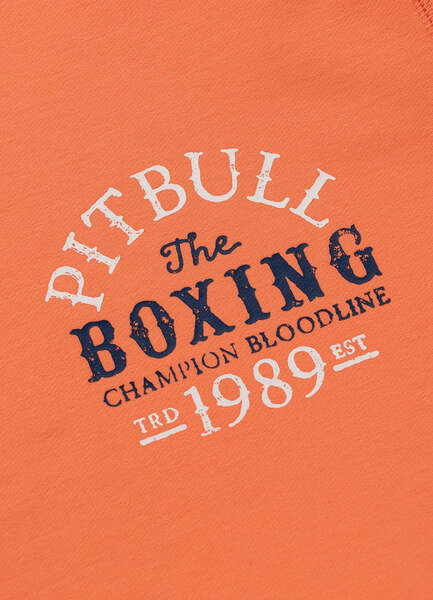 Bluza z kapturem PIT BULL "BLOODLINE II" - pomarańczowy
