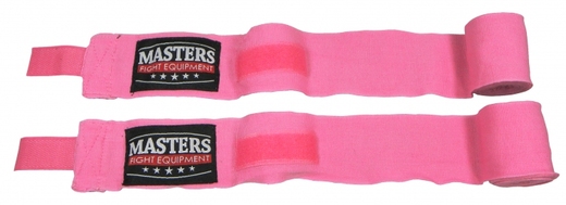 Bandaż bokserski elastyczny owijki Masters 3m - BBE-3 - różowy