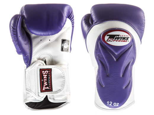  TWINS SPECIAL BGVL-6 BOXING GLOVES (violet/white palm) 