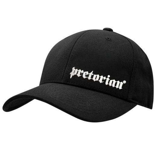 Pretorian "Logo 3D White" Baseball Cap - Black