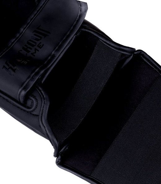 Shin and foot pads &quot;Stripe black&quot; Ground Game