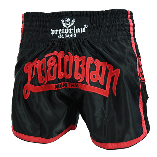 Muay Thai Shorts Pretorian "Elite" - black/red