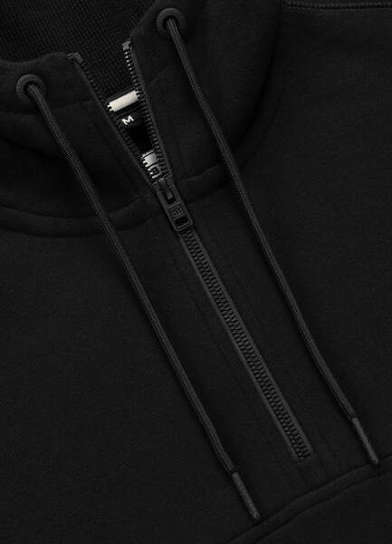 Bluza męska z kapturem PIT BULL "GIBSON" - czarno/czarna