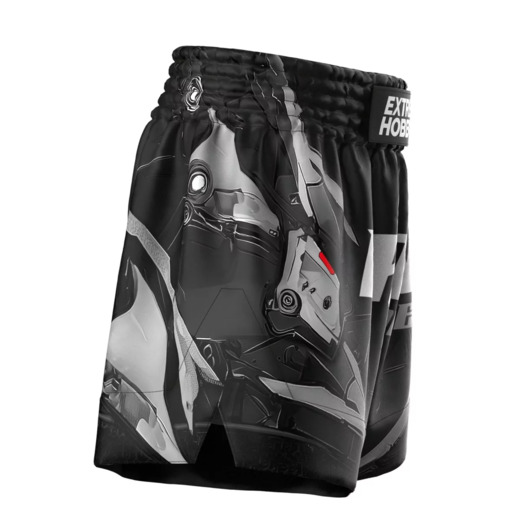  Extreme Hobby Muay Thai Shorts | IRON FORCE - White