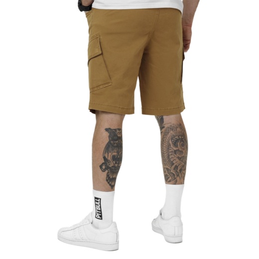 Szorty męskie bojówki PIT BULL "SCOTT" - miodowy