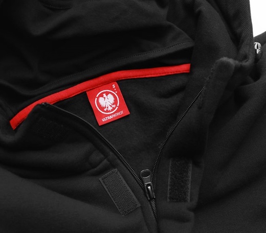 Bluza z kapturem UltraPatriot "Maska" - czarna