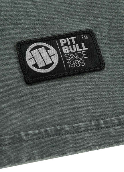 PIT BULL Denim Washed "Born In 1989" T-shirt - graphite