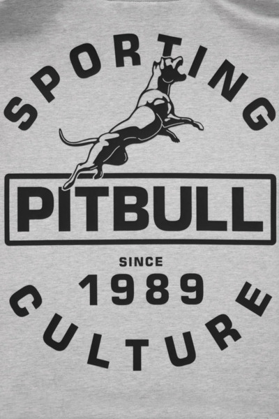 Bluza męska z kapturem PIT BULL "PHYSICAL CULTURE" - szary
