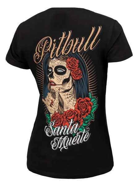 Koszulka damska PIT BULL "Santa Muerte 23" - czarna