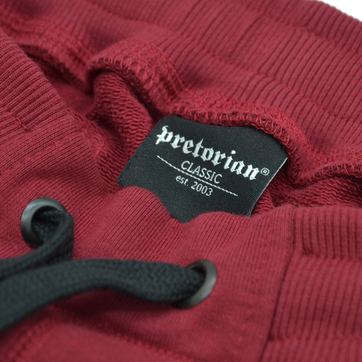 Sweatpants Pretorian "Logo" burgundy - welt