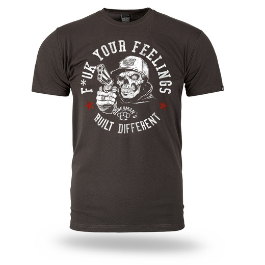 Koszulka T-shirt Dobermans Aggressive "TROUBLEMAKER TS410" - brązowa