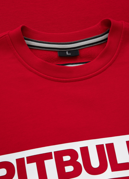 Bluza PIT BULL Terry  "Hilltop" '23 - czerwone