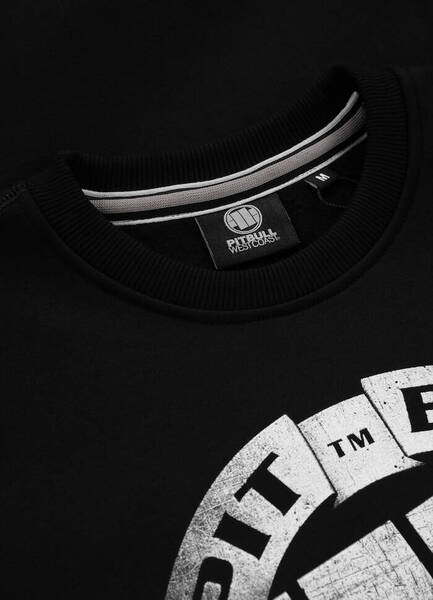 PIT BULL &quot;Steel Logo&quot; &#39;23 sweatshirt - black