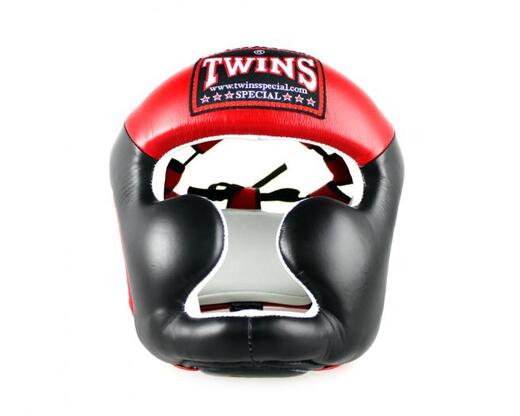  KASK BOKSERSKI SPARINGOWY TWINS SPECIAL HGL3-2T (black/red) 