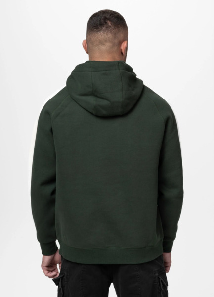 Bluza męska z kapturem PIT BULL "SAN DIEGO CA" - ciemny zielony