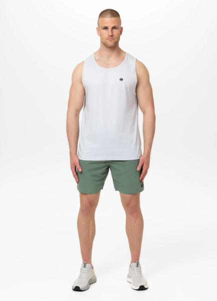 Tank Top męski PIT BULL Coolmax "SCOTT" - białawy niebieski