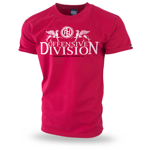 Dobermans Aggressive T-shirt &quot;Griffins Division TS233&quot; - red