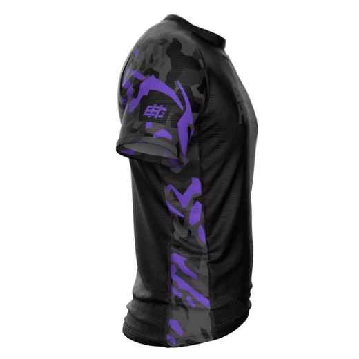Koszulka techniczna Extreme Hobby | Black Panther - czarny/fioletowy