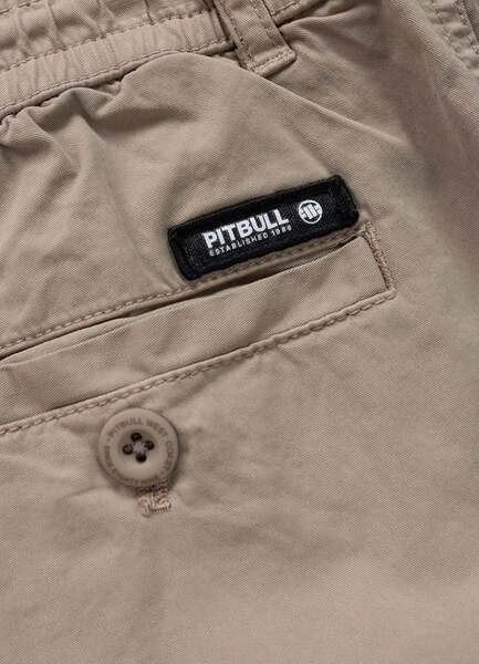 PIT BULL "FLETCHER" chino shorts - sand