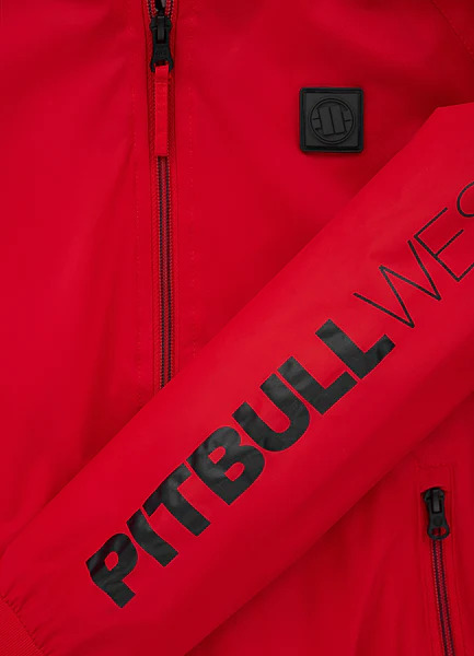 Children&#39;s jacket PIT BULL &quot;ATHLETIC SLEEVE&quot; - red