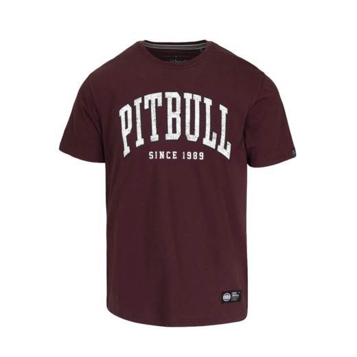 PIT BULL "NORTON" T-shirt - burgundy