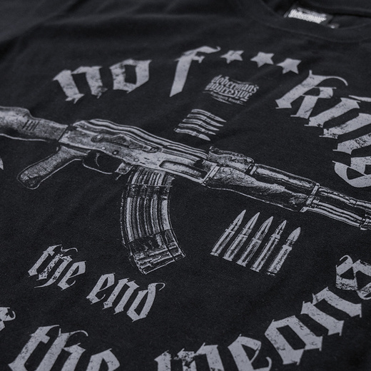 Longsleeve Dobermans Aggressive "DOBERMAN’S WEAPON " LS243" - granatowy