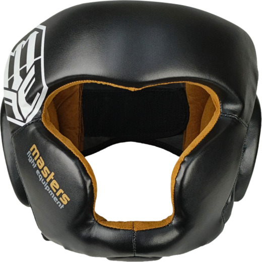 Kask bokserski MASTERS KSS-PU-BLACK