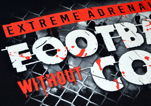 T-shirt Extreme Adrenaline &quot;Football without cops!&quot;