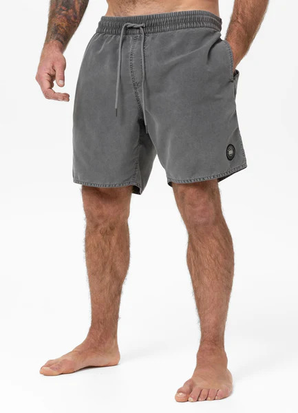 PIT BULL &quot;BALFOUR&quot; men&#39;s swimming shorts - graphite