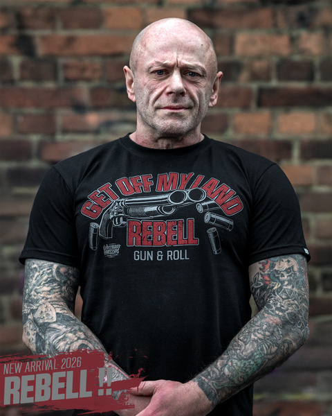 Koszulka T-shirt Dobermans Aggressive "REBELL TS401" - grafitowy