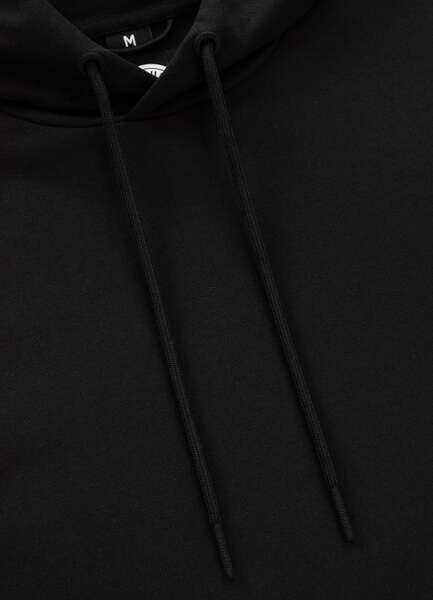 Bluza z kapturem PIT BULL "SMALL LOGO NUGGET" - czarny