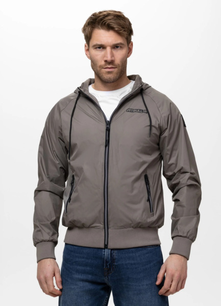 Kurtka przejściowa PIT BULL "Athletic Logo II" - jasny brązowy