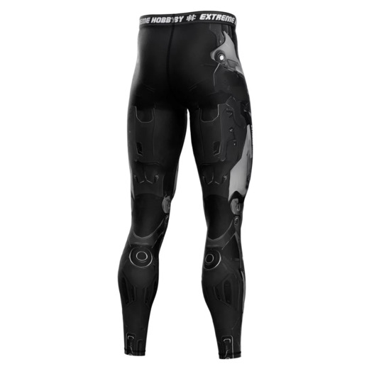 Legginsy męskie Extreme Hobby | IRON FORCE - biały