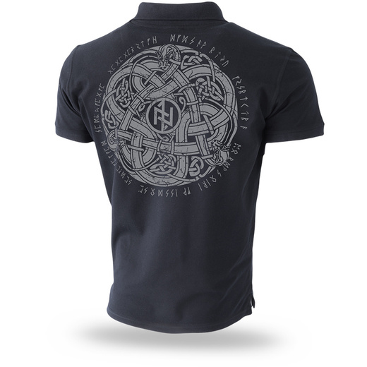 Dobermans Aggressive Polo Shirt "CELTIC III" TSP139 - black